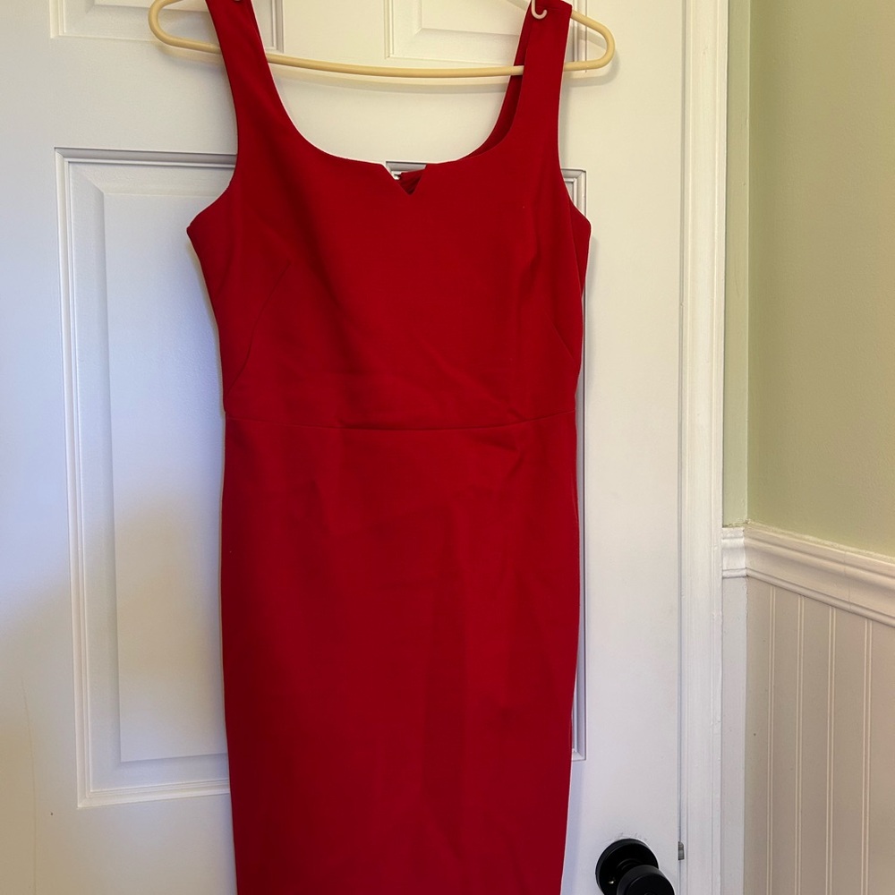 Red Sleeveless Dress